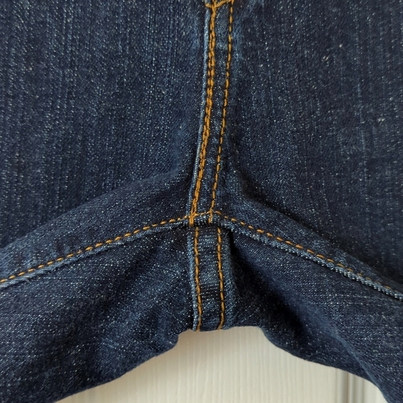 Levi's Y2K 529 Classic Dark Wash Mid Rise Curvy Boot Cut Jeans 8 - Picture 12 of 15